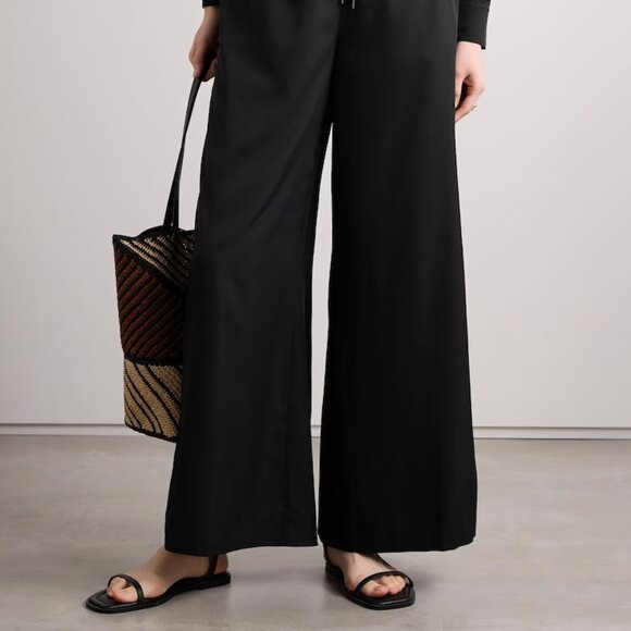 James Perse Pants - JAMES PERSE WIDE LEG  DRAWSTRING PANTS 0 SMALL 2